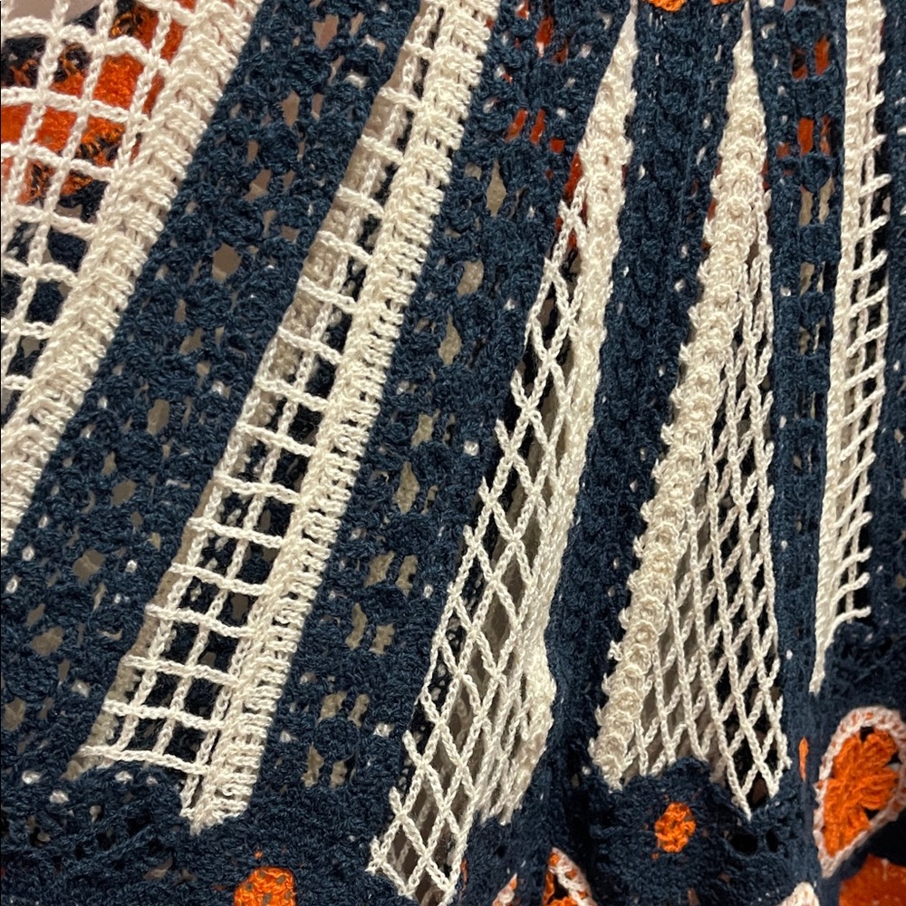 NWOT POL OS Bohemian Crochet Top - Picture 7 of 7